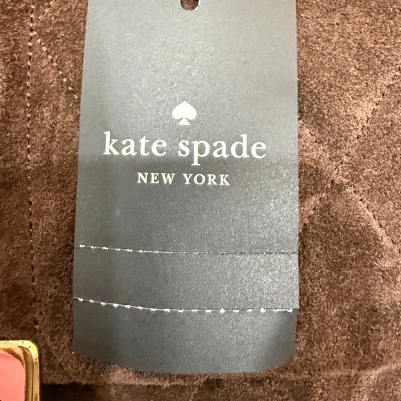 Kate Spade Brown Quilted Crossbody Bag - Picture 7 of 8